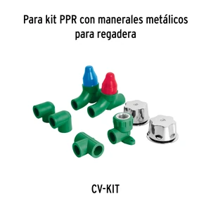 Foset Bolsa con 2 cartuchos cerámicos p/llaves de empotrar de PPR