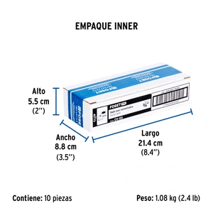 Dado para termofusora de 3/4