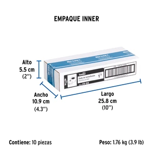 Dado para termofusora de 1