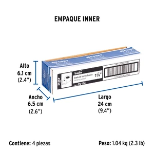 Dado para termofusora de 1-1/4