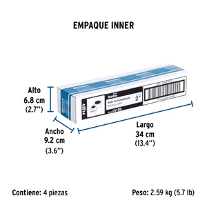 Dado para termofusora de 2