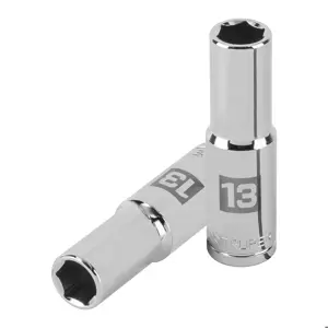 13353 / D-1213-ML Dado largo de 13 mm, 6 puntas, cuadro 1/2