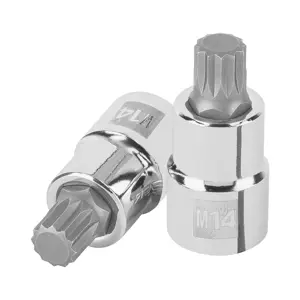 101246 / D-1214-BC Dado punta corta bristol M14, cuadro 1/2