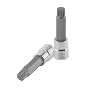 Dado punta larga bristol M16, cuadro 1/2