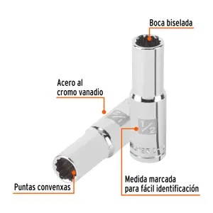 Dado largo de 1/2