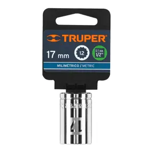 13531 / D-1217-EM Dado de 17 mm, 12 puntas, cuadro 1/2