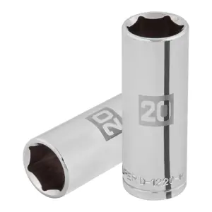 101008 / D-1220-ML Dado largo de 20 mm, 6 puntas, cuadro 1/2