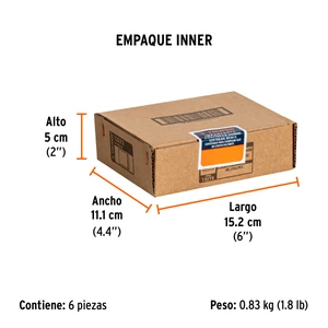 Dado de 23 mm, 6 puntas, cuadro 1/2