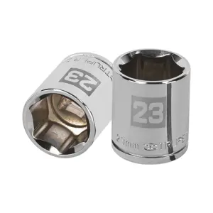 13273 / D-1223-M Dado de 23 mm, 6 puntas, cuadro 1/2