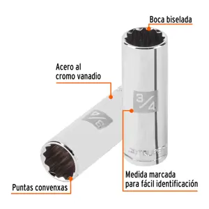Dado largo de 3/4