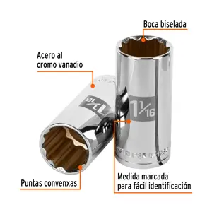 Dado largo de 1-1/16
