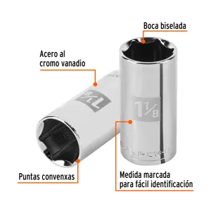 Dado largo de 1-1/8