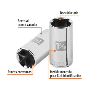 Dado largo de 1-3/16