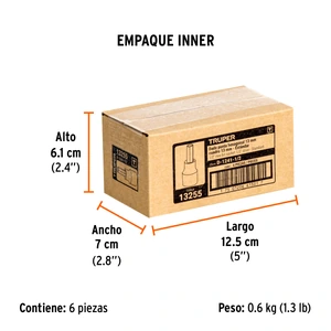 Dado punta hexagonal de 1/2
