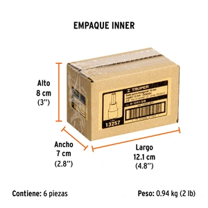 Dado punta hexagonal de 5/8