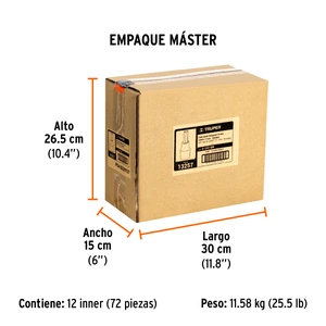 Dado punta hexagonal de 5/8