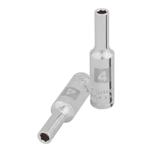 100968 / D-1404-LM Dado largo de 4 mm, 6 puntas, cuadro 1/4