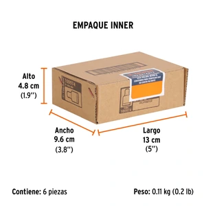 Dado de 5 mm, 12 puntas, cuadro 1/4
