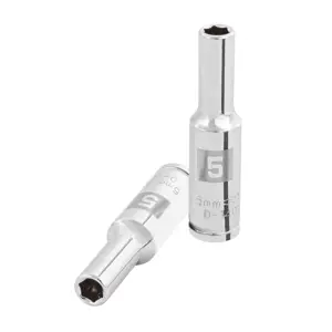 100969 / D-1405-LM Dado largo de 5 mm, 6 puntas, cuadro 1/4
