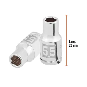 Dado de 5.5 mm, 6 puntas, cuadro 1/4