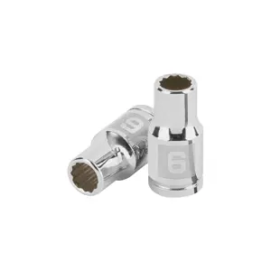 100978 / D-1406-BM Dado de 6 mm, 12 puntas, cuadro 1/4