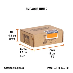 Dado de 7 mm, 6 puntas, cuadro 1/4