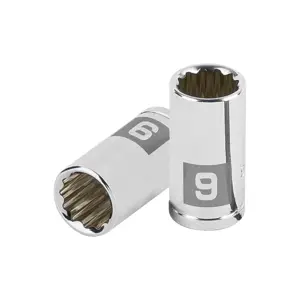 100981 / D-1409-BM Dado de 9 mm, 12 puntas, cuadro 1/4