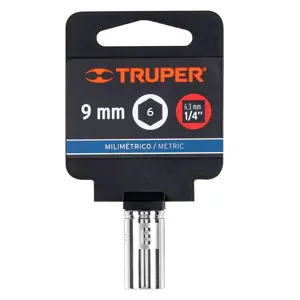 13171 / D-1409-M Dado de 9 mm, 6 puntas, cuadro 1/4