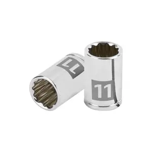 100984 / D-1411-BM Dado de 11 mm, 12 puntas, cuadro 1/4