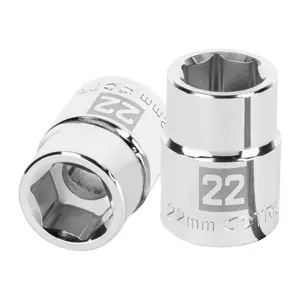 Dado de 22 mm, 6 puntas, cuadro 3/4