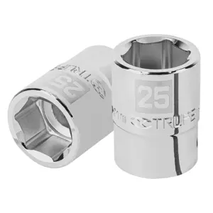 14973 / D-3425-M Dado de 25 mm, 6 puntas, cuadro 3/4