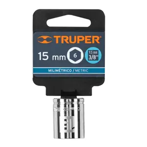 13679 / D-3815-HM Dado de 15 mm, 6 puntas, cuadro 3/8