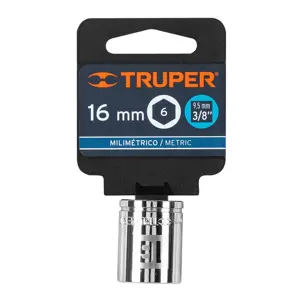 13680 / D-3816-HM Dado de 16 mm, 6 puntas, cuadro 3/8