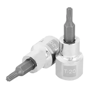 Dado punta torx T-20, cuadro 3/8