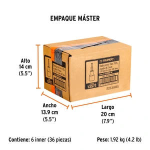 Dado punta torx T-25, cuadro 3/8