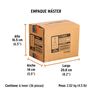 Dado punta torx T-50, cuadro 3/8