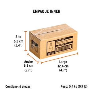 Dado punta torx T-25, cuadro 1/2