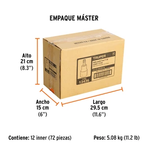 Dado punta torx T-30, cuadro 1/2