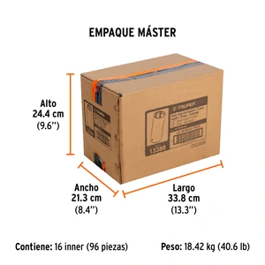 Dado largo impacto de 1/2