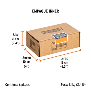 Dado largo impacto de 9/16