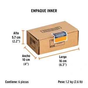 Dado largo impacto de 11/16