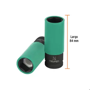 Truper Dado largo impacto prot. plást. 7/8