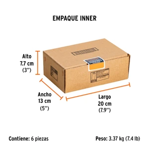 Dado largo impacto de 1-1/4