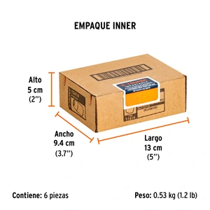Dado cuadro 1/2