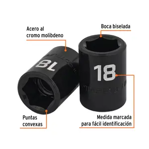 Dado cuadro 1/2