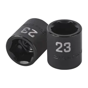 100896 / D-7423-M Dado de impacto de 23 mm, 6 puntas, cuadro 1/2