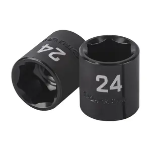 100897 / D-7424-M Dado de impacto de 24 mm, 6 puntas, cuadro 1/2
