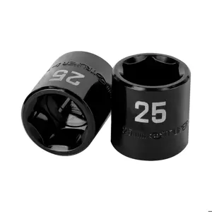 100898 / D-7425-M Dado de impacto de 25 mm, 6 puntas, cuadro 1/2
