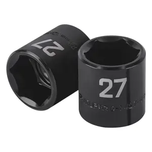 100920 / D-7427-M Dado de impacto de 27 mm, 6 puntas, cuadro 1/2