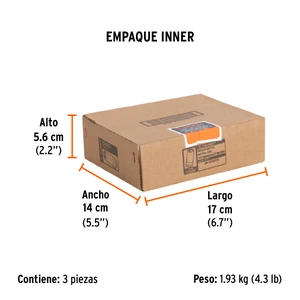 Truper Dado largo de impacto de 1-1/16